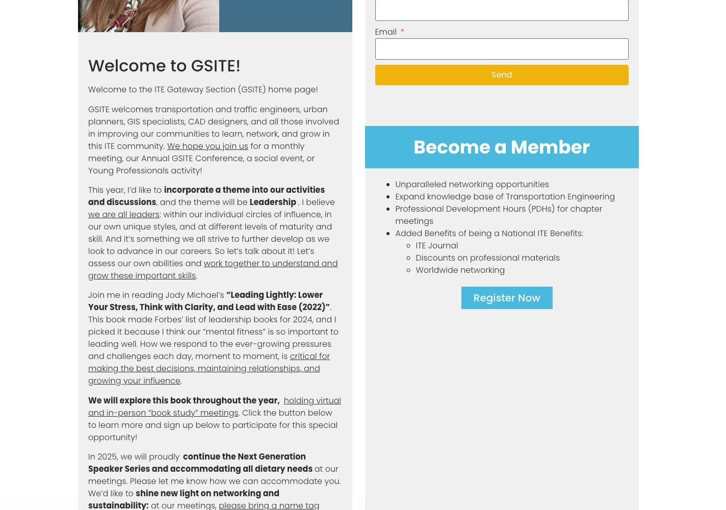 ITE Gateway Section (GSITE) website