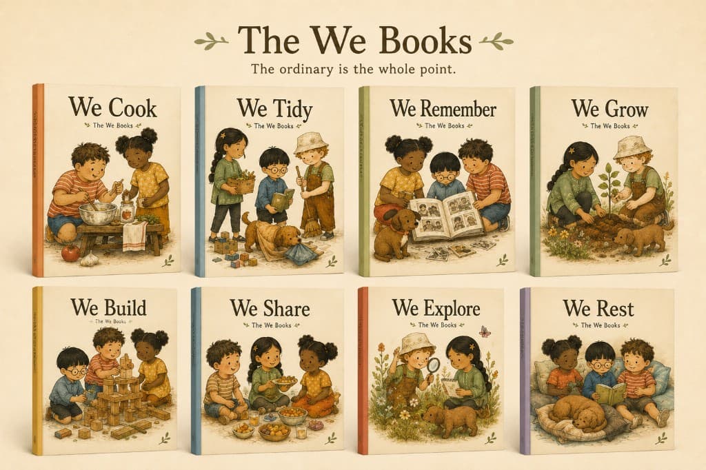 The We Books series — eight picture books about kids on one block