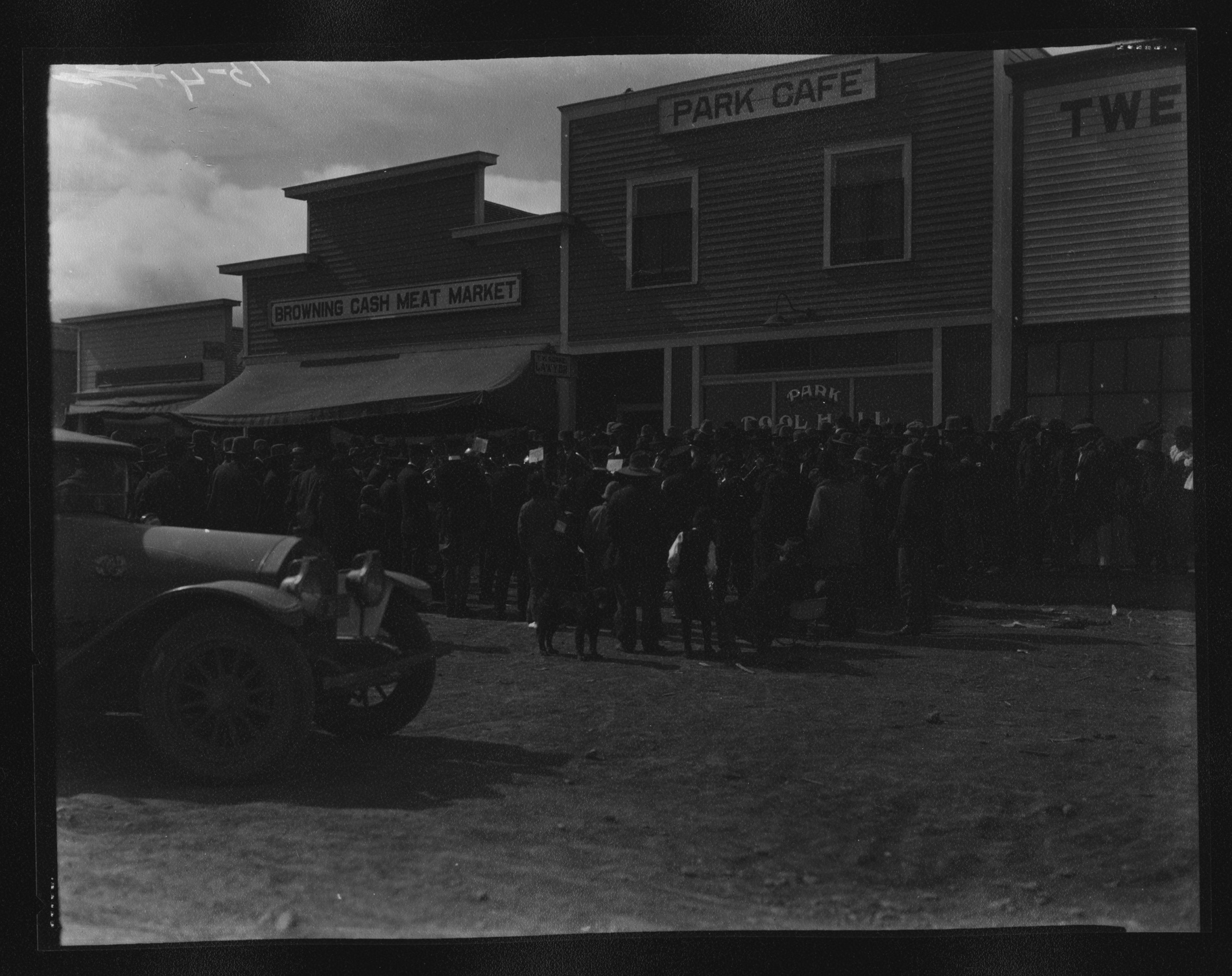 Archival photograph from the 1920 National Park-to-Park Highway tour