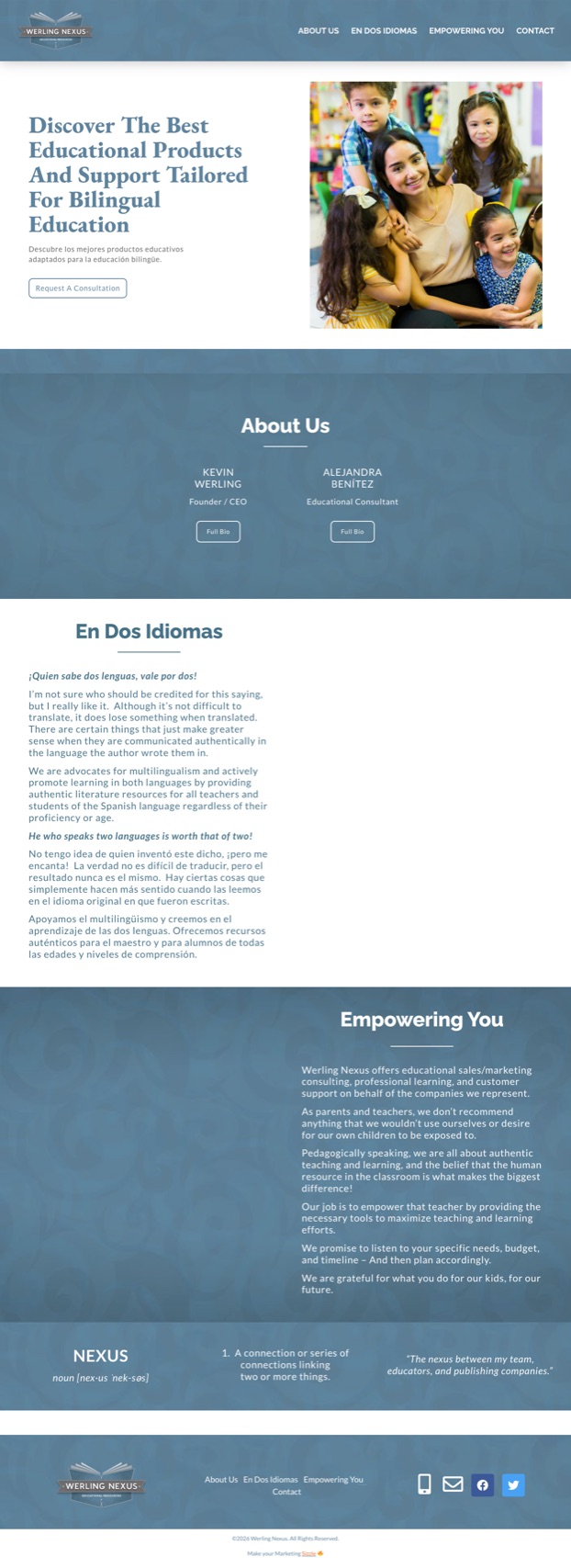 Werling Nexus full website design